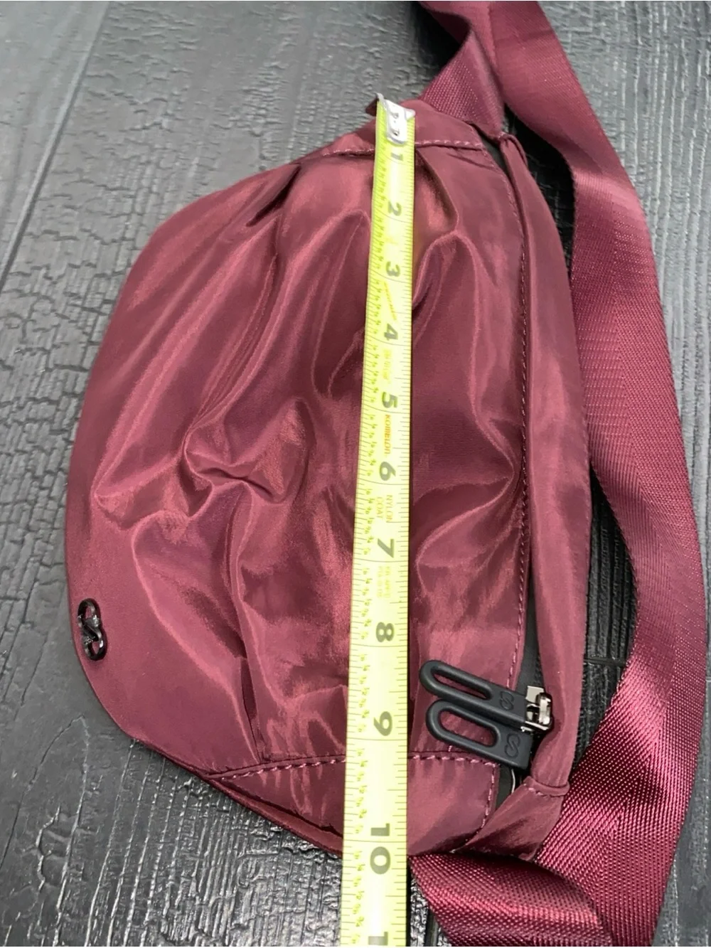 CALIA Carrie Underwood Women's Sling‎ Belt Bag Maroon Burgundy
